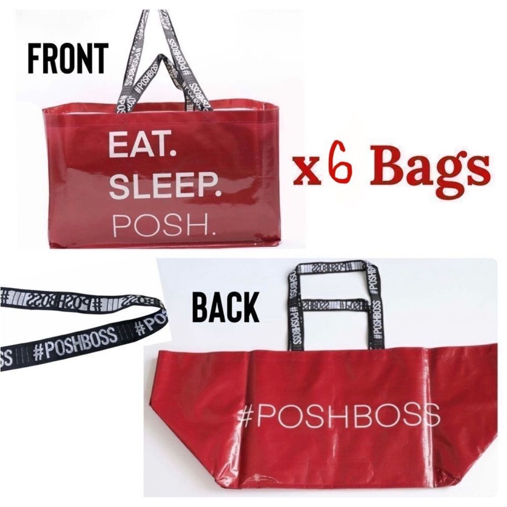 Oversized Double-Handle Tote - 6 bags